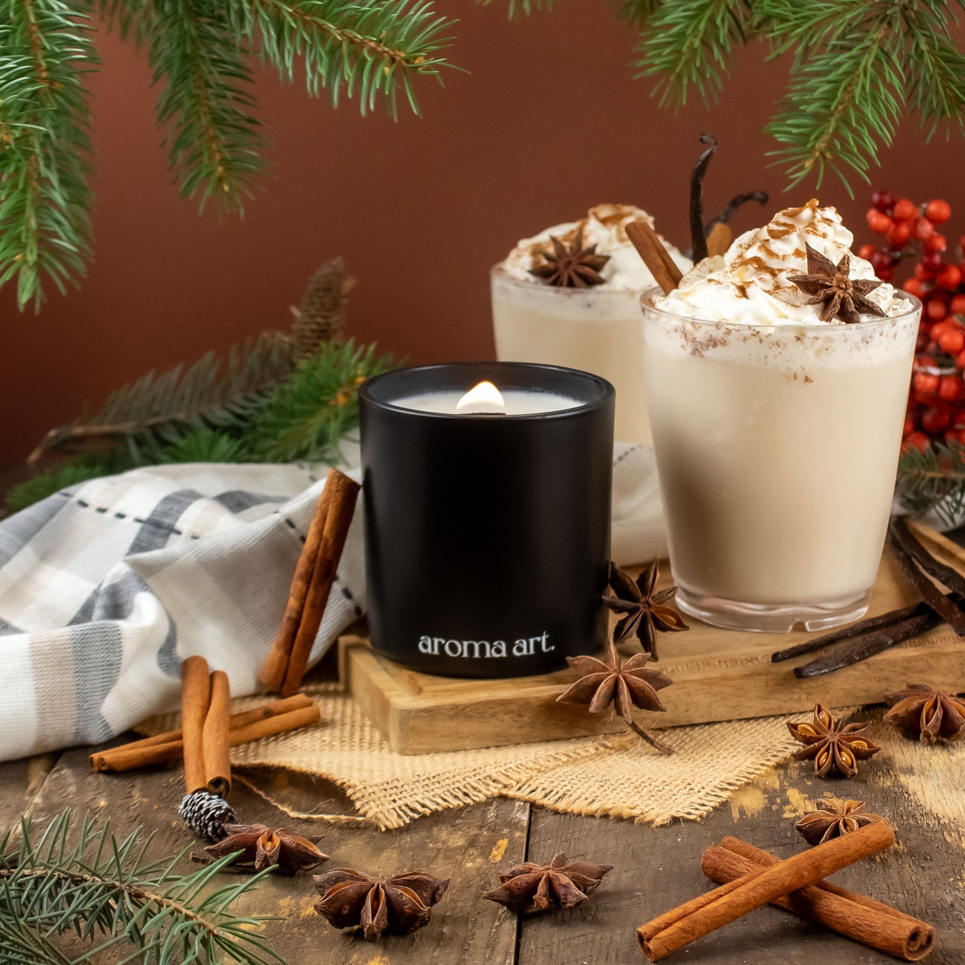 Christmas Cabin | Wood Wick Candle